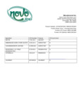 Ingredient Sheet