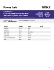 Ingredient Sheet