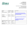 Ingredient Sheet