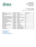 Ingredient Sheet Ingredient Sheet