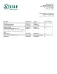 Ingredient Sheet