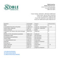 Ingredient Sheet