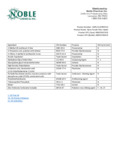 Ingredient Sheet