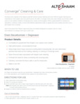 Cleaning and Care Guide
