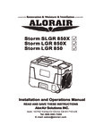STORM 850X RED DEHUMIDIFIER manual