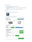 Printer Instructions