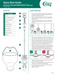 Aluminum Pancake / Waffle Batter Dispenser Guide