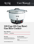 177GRCNAT_177GRCLP Avantco Rice Cooker Manual 177GRCNAT_177GRCLP Avantco Rice Cooker Manual