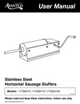 Stainless Steel Horizontal Sausage Stuffers Instruction Manual Stainless Steel Horizontal Sausage Stuffers Instruction Manual