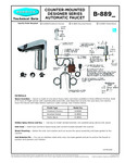 Bobrick B-8898, B-8895, and B-8892 Troubleshooting