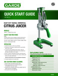 181MCJ1 Quick Start Guide