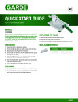 Garde Oyster Shucker Quick Start Guide Garde Oyster Shucker Quick Start Guide