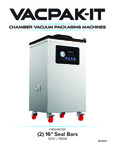 VacPak-It VMC16F Floor Model Chamber Vacuum Sealer Manual