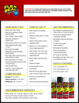Flex Seal Product Info Sheet Flex Seal Product Info Sheet