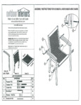 21090GR & #GW21090GR arm chairs assembly instructions 21090GR & #GW21090GR arm chairs assembly instructions