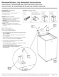 25342-SOHO Locker Legs Attachment Instructions