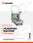 Parts manual for fryclone