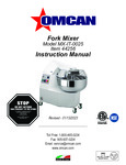 Omcan 27767 Manual