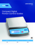 Avatek Compact Digital Portion Control Scales Manual