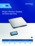 Avatek Pizza Portion Scales Manual 