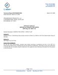 PRO750 Efficacy Data for Disinfecting Wipes PRO750 Efficacy Data for Disinfecting Wipes