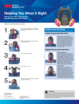 3M Full Face Respirator 6000 Series Poster
