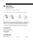 3M Full Facepiece Respirator 6000 Series Nose Cup Assembly Instructions