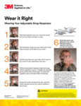 3M Particulate Respirator Adjustable Strap Instructions 3M Particulate Respirator Adjustable Strap Instructions