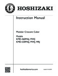 Hoshizaki KMD-530 Manual Hoshizaki KMD-530 Manual