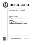 Hoshizaki Steelheart Pass-Through Refrigerator Manual Hoshizaki Steelheart Pass-Through Refrigerator Manual