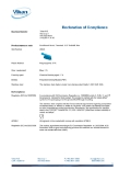 Vikan Declaration of Compliance