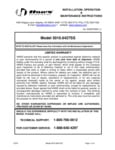 5010.6427ss INSTALLATION, OPERATION & MAINTENANCE INSTRUCTIONS