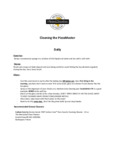 PizzaMaster Cleaning Guide