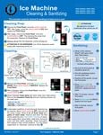 Hoshizaki KMD-410-460-530 Cleaning and Sanitizing