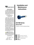 T&S B-0108 Spray Valve Instructions