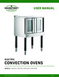 Mainstreet Equipment Electric Convection Oven Manual
