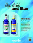 Monin Blue Raspberry Sell Sheet