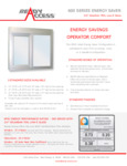 600 Series Energy Saver Glass Guide