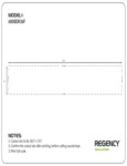 600BDR36F Cut-Out Template