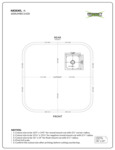 600UMB11420 Cut-Out Template
