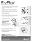 699 SERIES - PROPLATE - INSTRUCTION SHEET