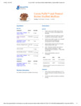 Cocoa Puffs and Peanut Butter Stuffed Muffins Recipe Cocoa Puffs and Peanut Butter Stuffed Muffins Recipe
