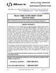 7260bt_7270bt INSTALLATION, OPERATION & MAINTENANCE INSTRUCTIONS 7260bt_7270bt INSTALLATION, OPERATION & MAINTENANCE INSTRUCTIONS