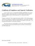 736MFSR24 testing certificate