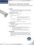Blucher Kitchen Channel Maintenance Blucher Kitchen Channel Maintenance