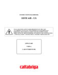 Cattabriga EFFE Manual