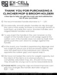 Ex-Cell Kaiser Broom Holder Instructions