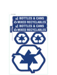 Decals for recycling bins Decals for recycling bins