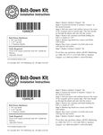 Installation Instructions