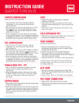 Oatey Quarter Turn Angle Stop Instructions Oatey Quarter Turn Angle Stop Instructions